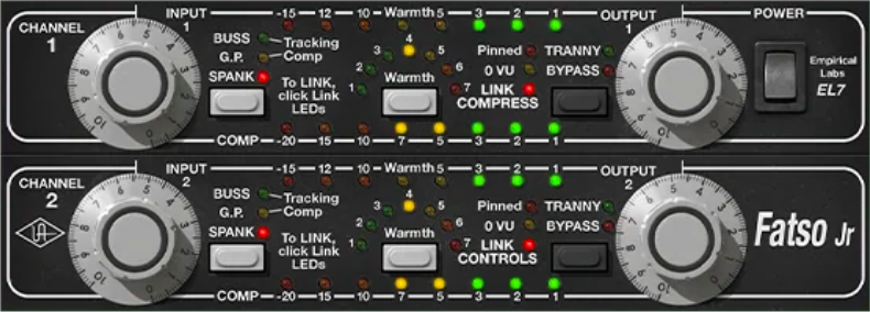 Universal Audio x Empirical Labs / Fatso Jr - GUI