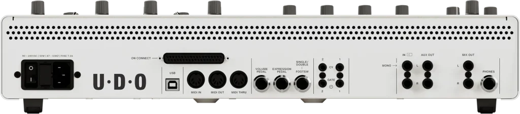 UDO Audio DMNO ON / Connexions