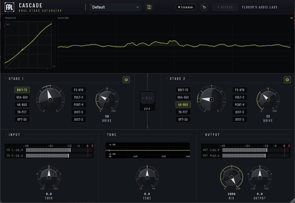 Floodo's Audio Labs Cascade / GUI