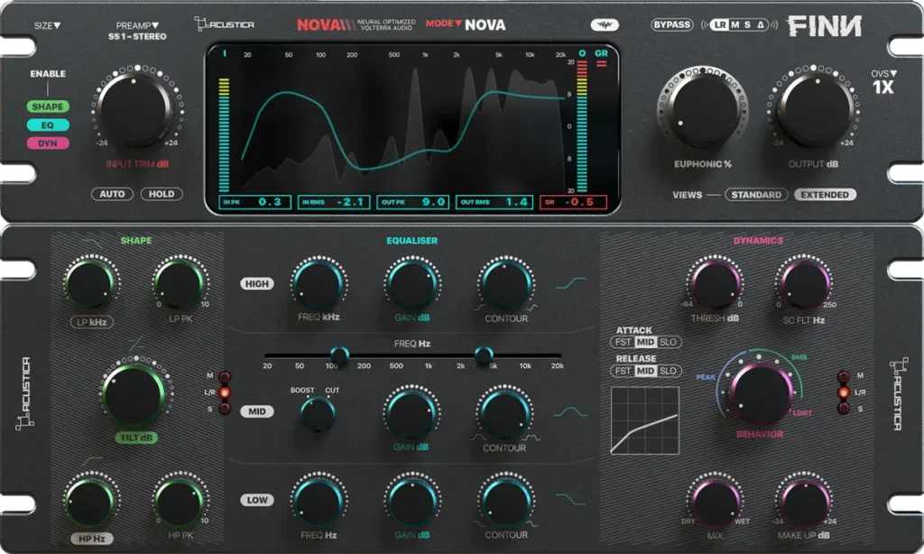 Acustica Audio Finn / GUI