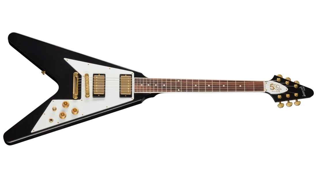 Gibson Tom Petty Flying V 50th Anniversary / Graphite Metallic - Vue de face