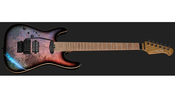 Harley Benton MAX Fusion LH Signature Holographic / Vue de face