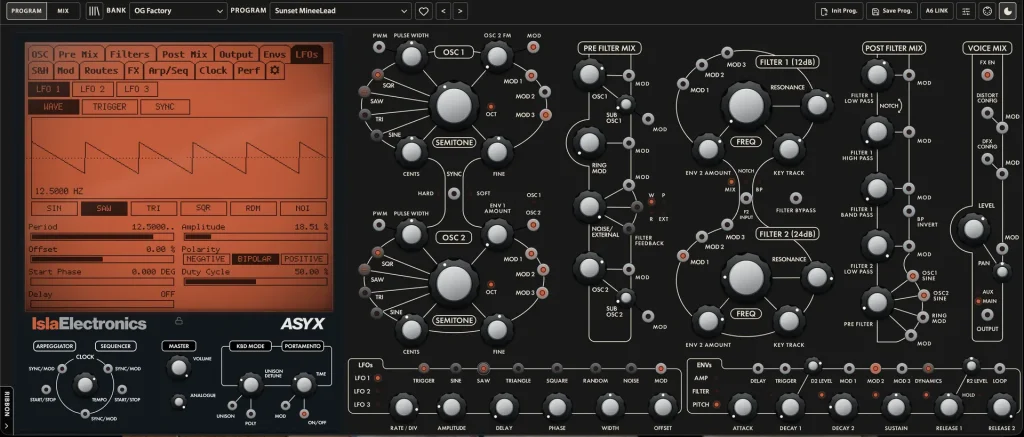 Isla Electronics Asyx / Dark
