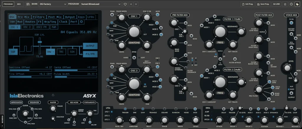Isla Electronics Asyx / Graphite