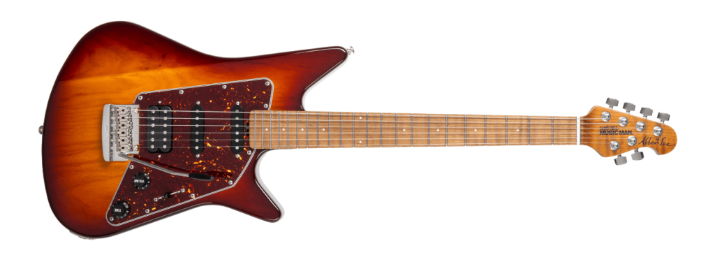 Music Man Albert Lee HSS / Honey Burst - face avant