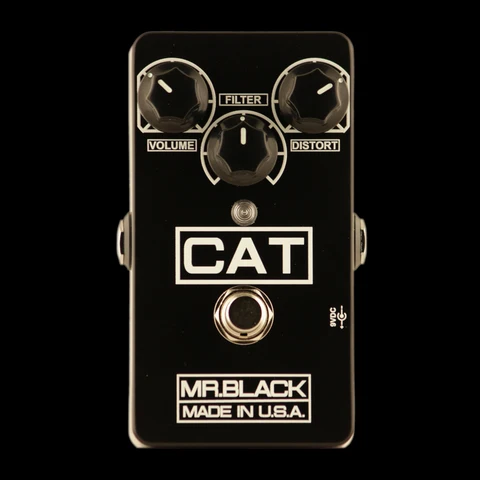 Mr. Black Pedals CAT Distortion / Vue de face