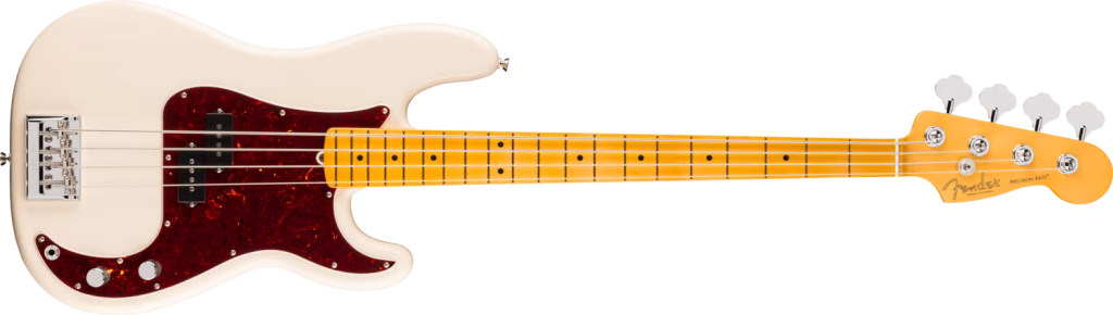 Fender Precision Bass American Professional / Olympic White - vue de face
