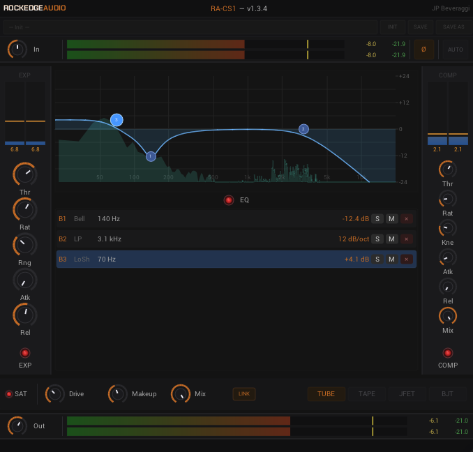 Rockedge Audio RA-CS1 / GUI