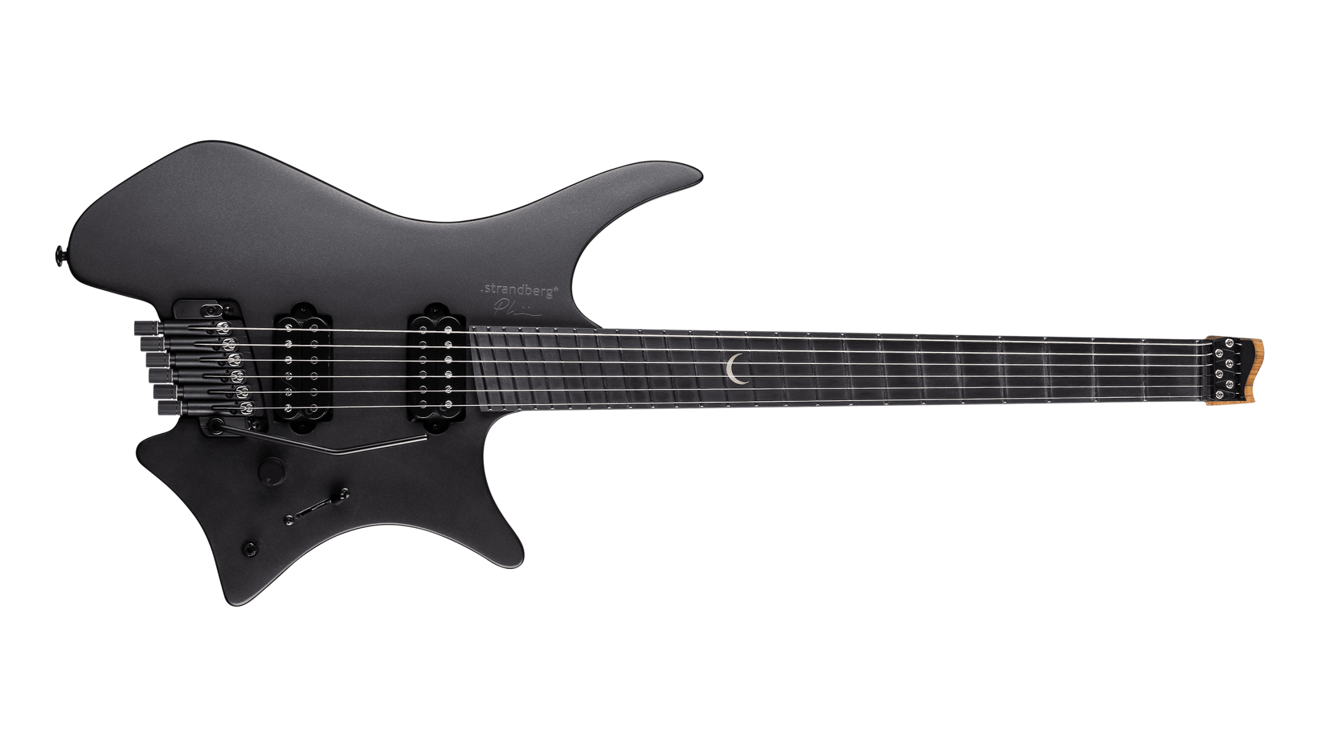 Strandberg Boden Plini Edition N2.6T / Black Metallic Satin - face avant