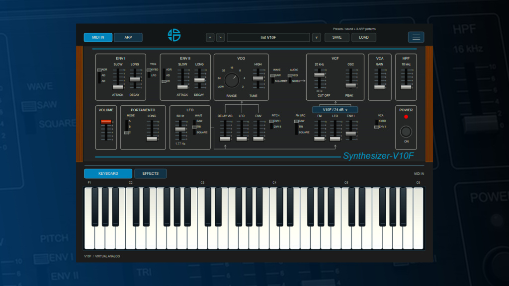 Audioblast V10F / Vignette