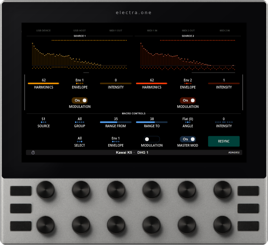 Electra One mk3 / Vue de face